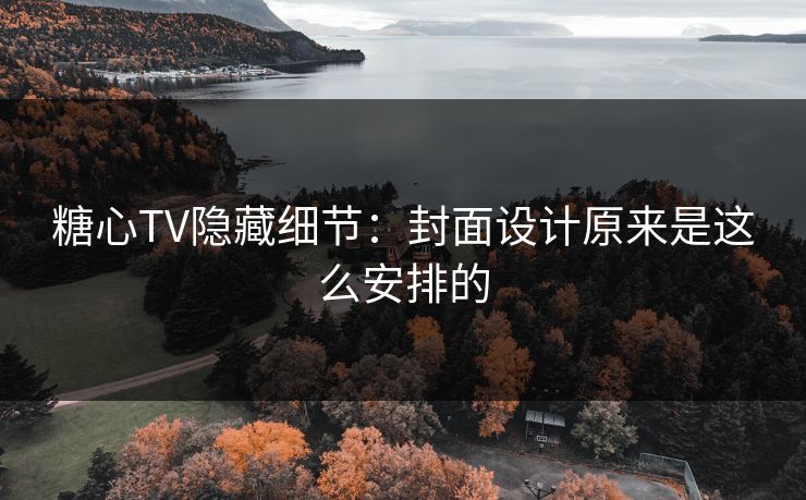 糖心TV隐藏细节：封面设计原来是这么安排的